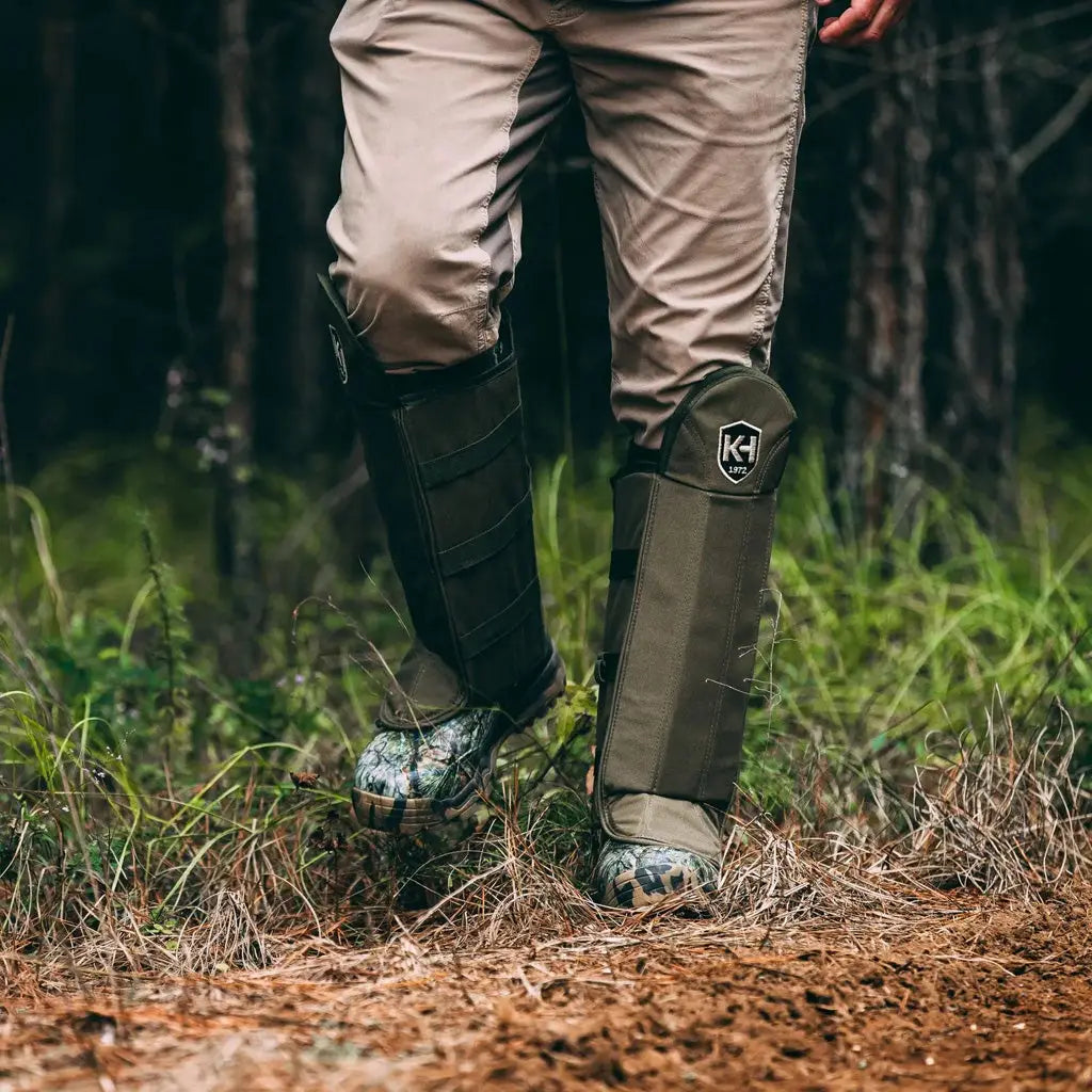 Knight and Hale Real Tree Snake Gaiters OD Green - 5600C4