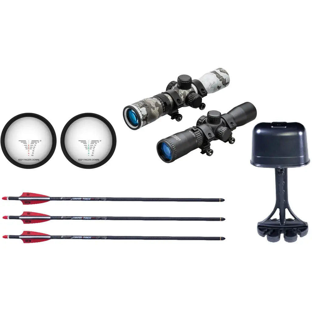 TenPoint TX 28 Crossbow Package with ACUslide and MAXX Rangemaster 100 Scope - Moss Green