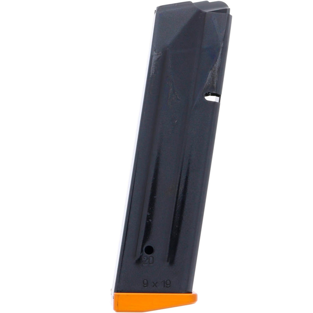 CZ Pistol Magazine 9mm 20 rd. Fits TS Orange w/Orange Alum Base Pad