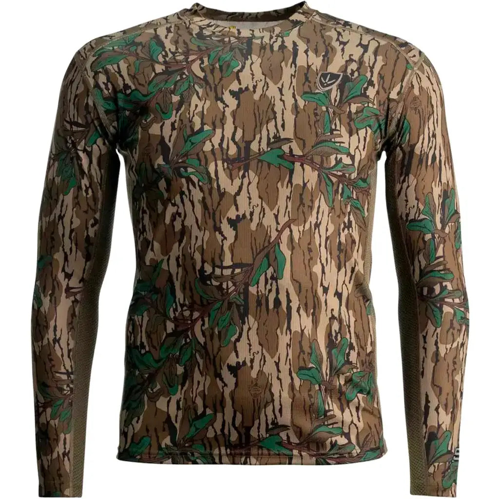 Blocker Outdoors Finisher Turkey LS Performance Tee MO Greenleaf - Large