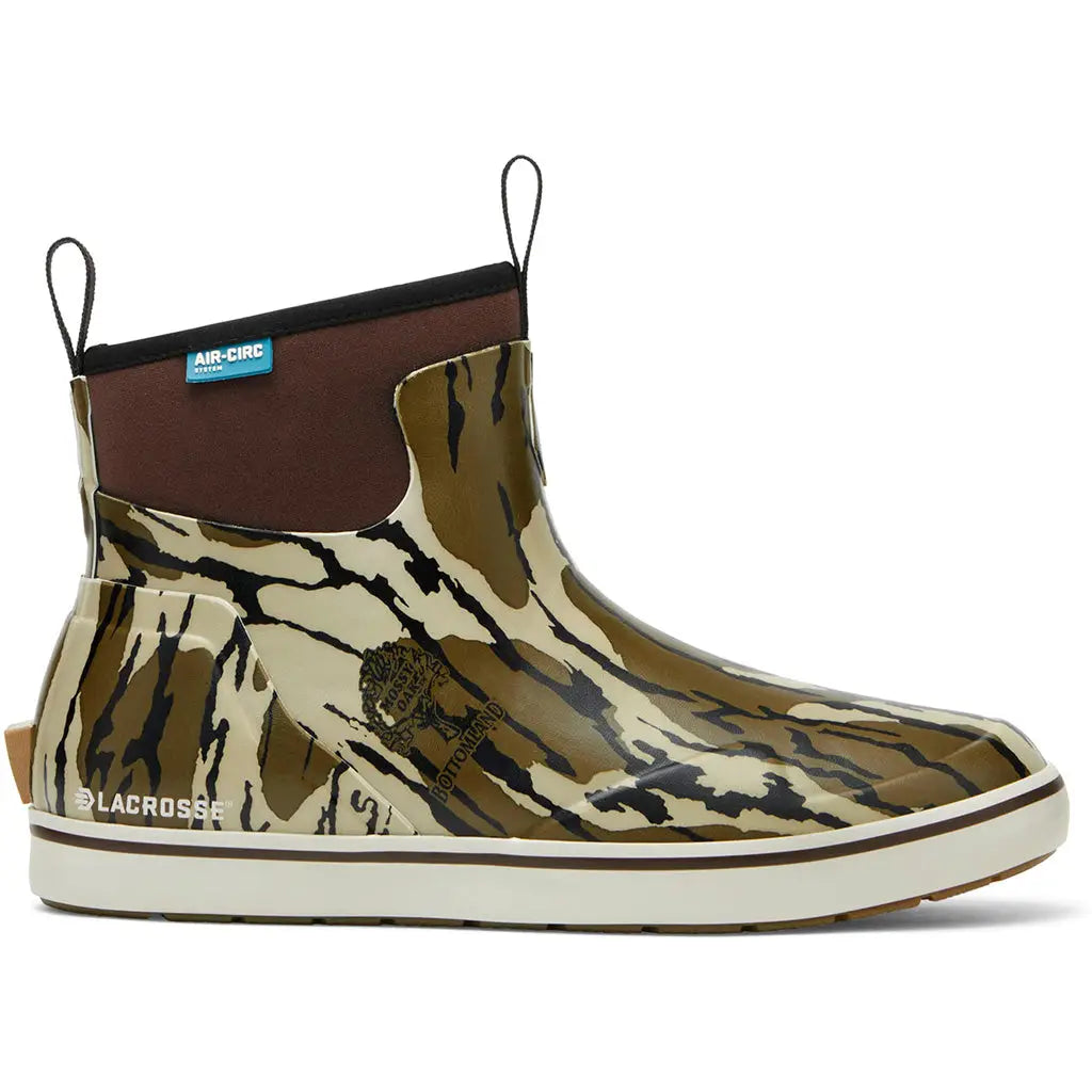 LaCrosse Alpha Deck Boots Mossy Oak Bottomland - Size 9