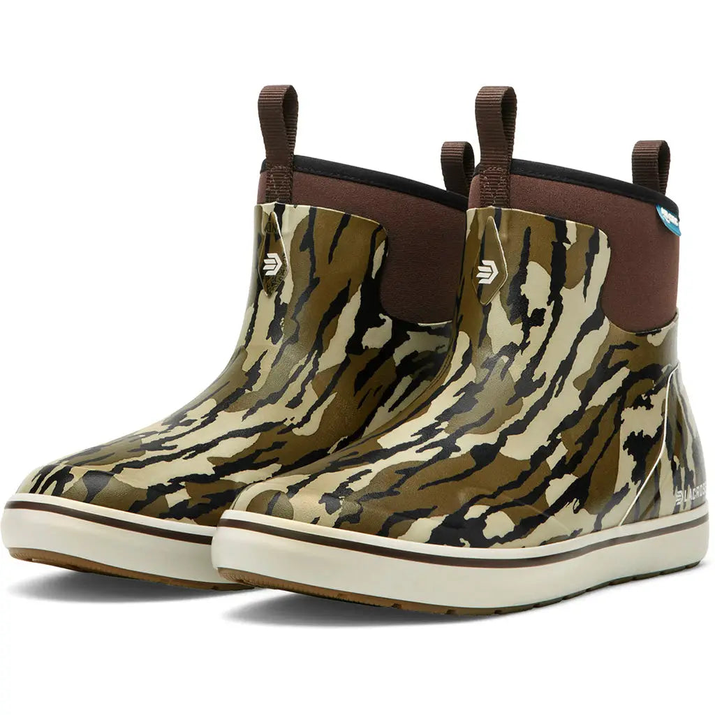 LaCrosse Alpha Deck Boots Mossy Oak Bottomland - Size 9