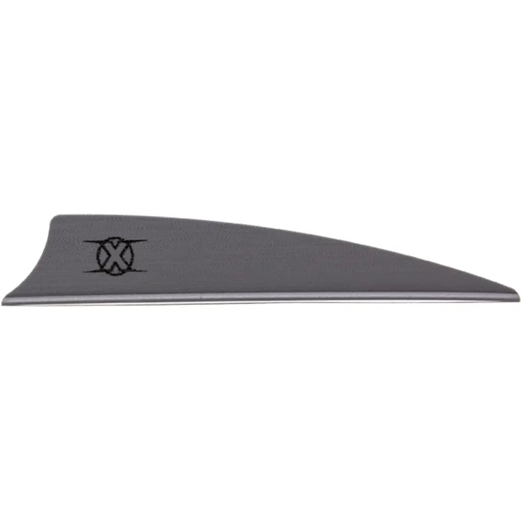Bohning X Vanes Shield Cut 3 in. Silver - 36 Pack