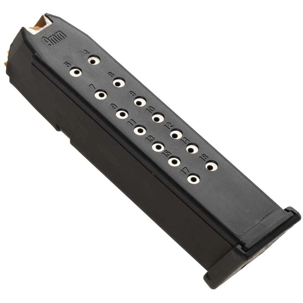 XTech Steel Reinforced Magazine 2 pk.17 rd. 9mm Glock 17 Black