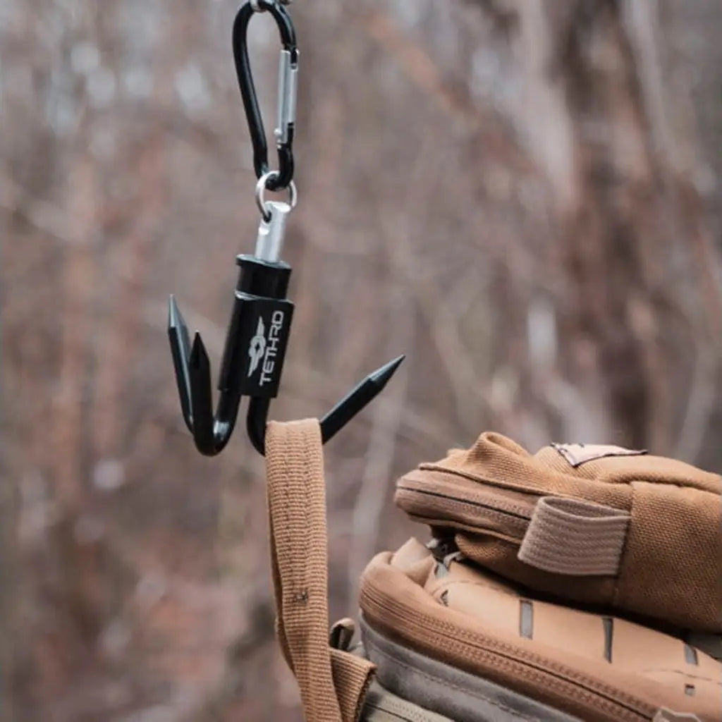 Tethrd Scorpion Gear Hook - Compact and Lightweight Gear Retrieval Tool