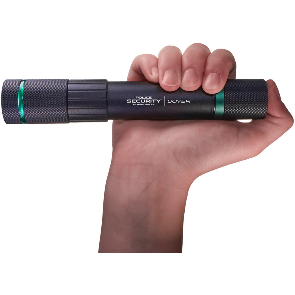 Police Security Dover 1000 Lumen LED Flashlight with Rechargeable Battery