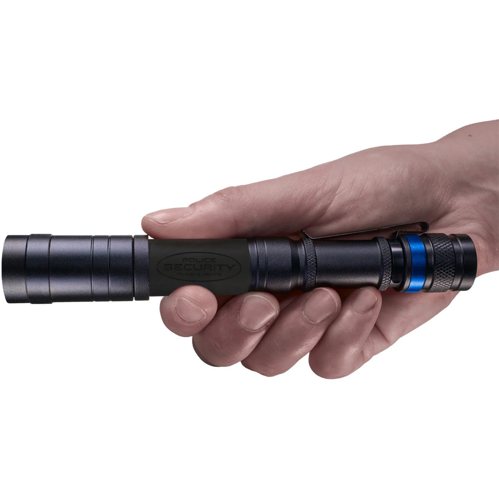 Police Security Sleuth 2.0 Flashlight - Compact 350-Lumen LED Torch with Adjustable Focus