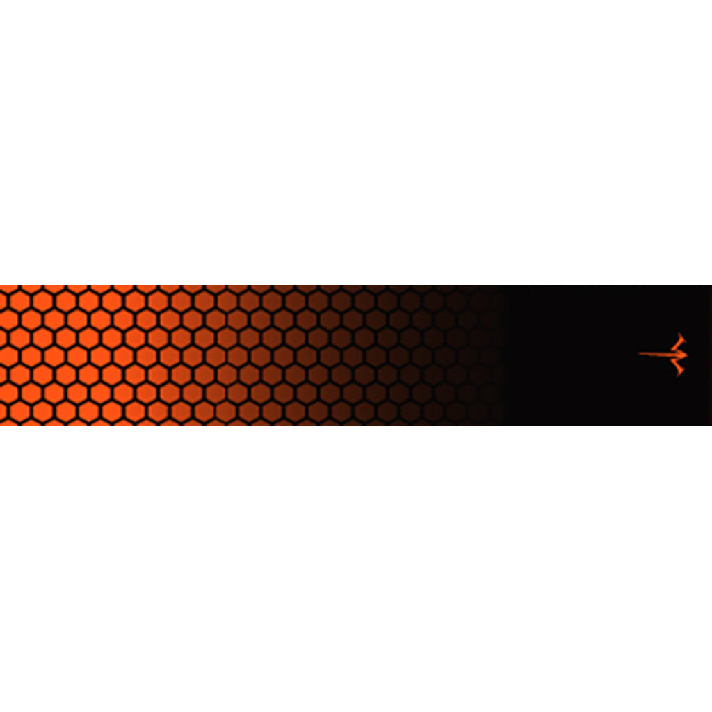 White Water Archery Honeycomb Fade Arrow Wraps - Fade Orange, 5 in. x 1.125 in., Pack of 15