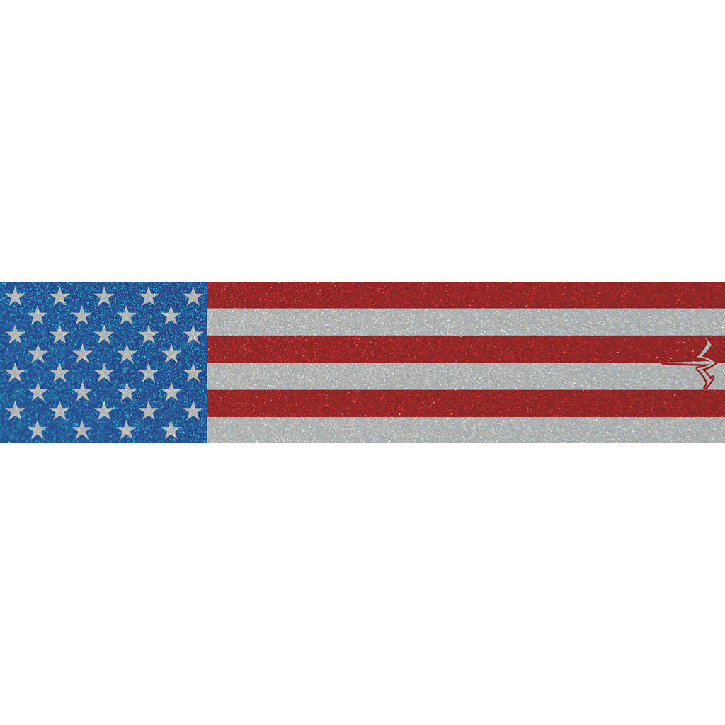 White Water Archery Reflective Arrow Wraps American Flag - 15 Pack, 5 in. x 1.125 in.
