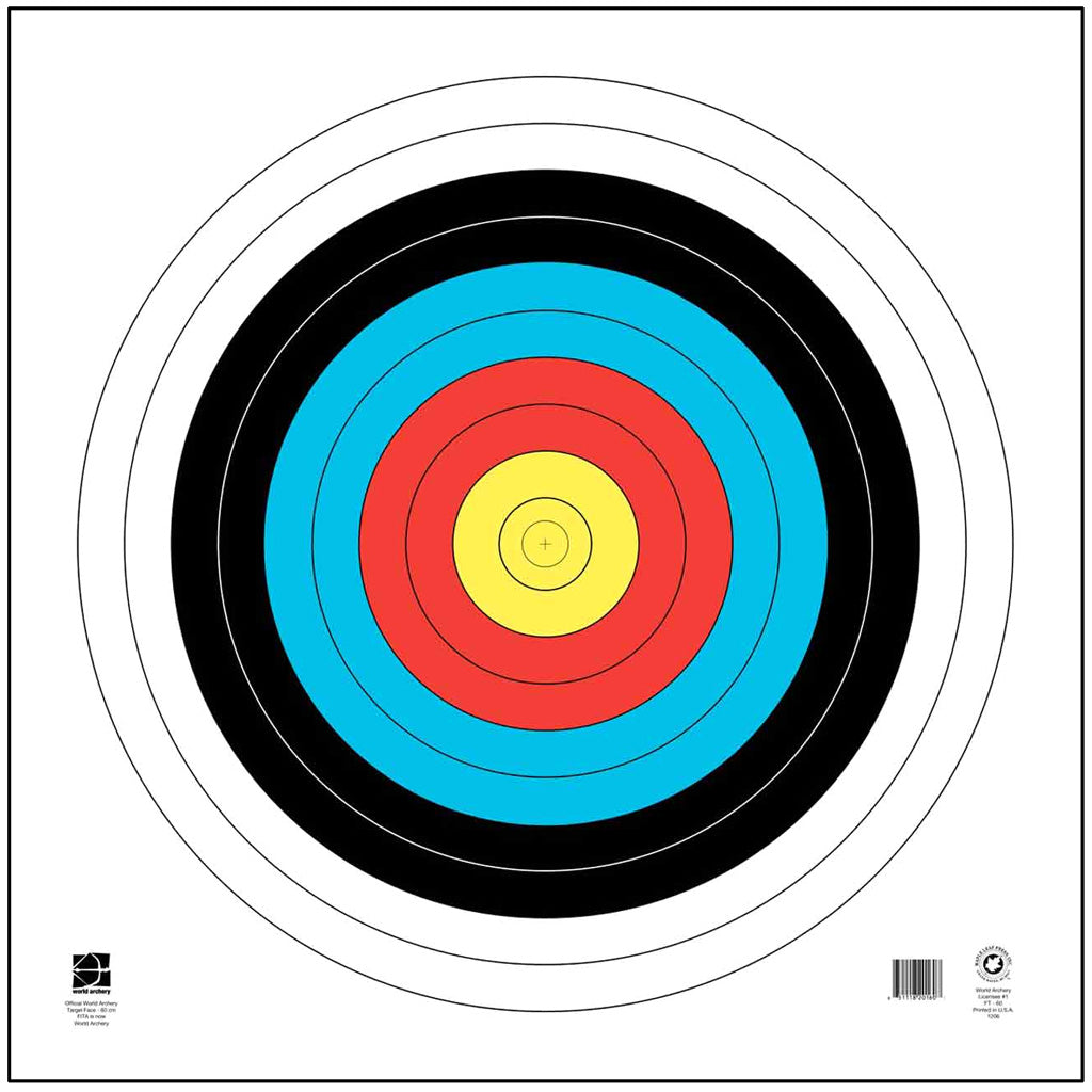 Maple Leaf Press Maple WA 10 Ring 40 cm Targets - Pack of 25