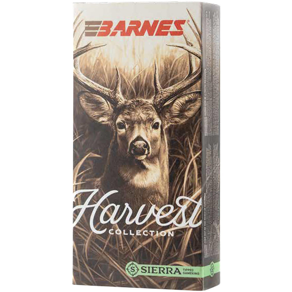 Barnes Harvest Collection 6.5 PRC Rifle Ammunition - 145 Grain Sierra Tipped GameKing, 20 Rounds