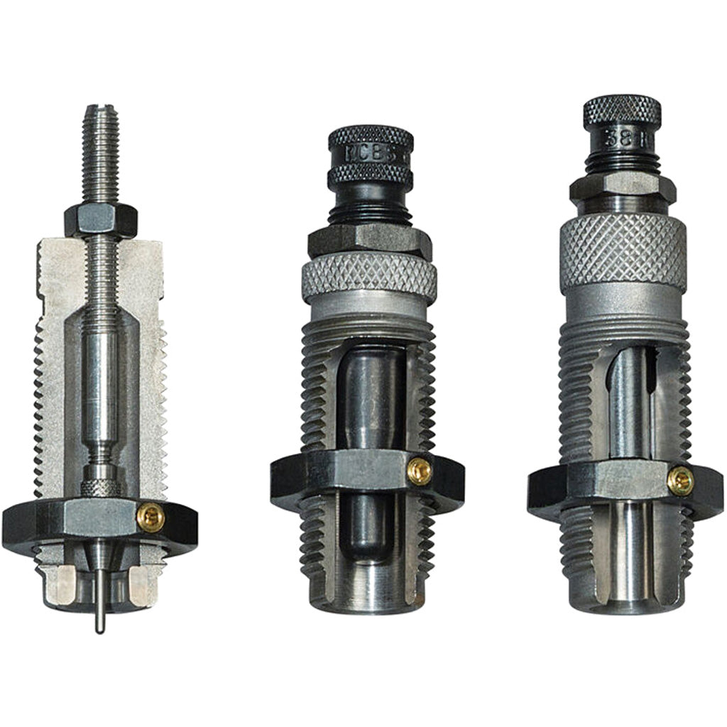 RCBS 3-Die Carbide Taper Crimp Set for 9mm Luger and 9x21mm Cartridges