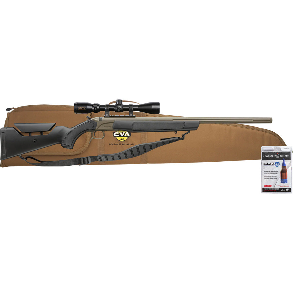 CVA Accura LR-X Muzzleloader Package 45 Caliber with Scope and 30-Inch Fluted Stainless Steel Barrel