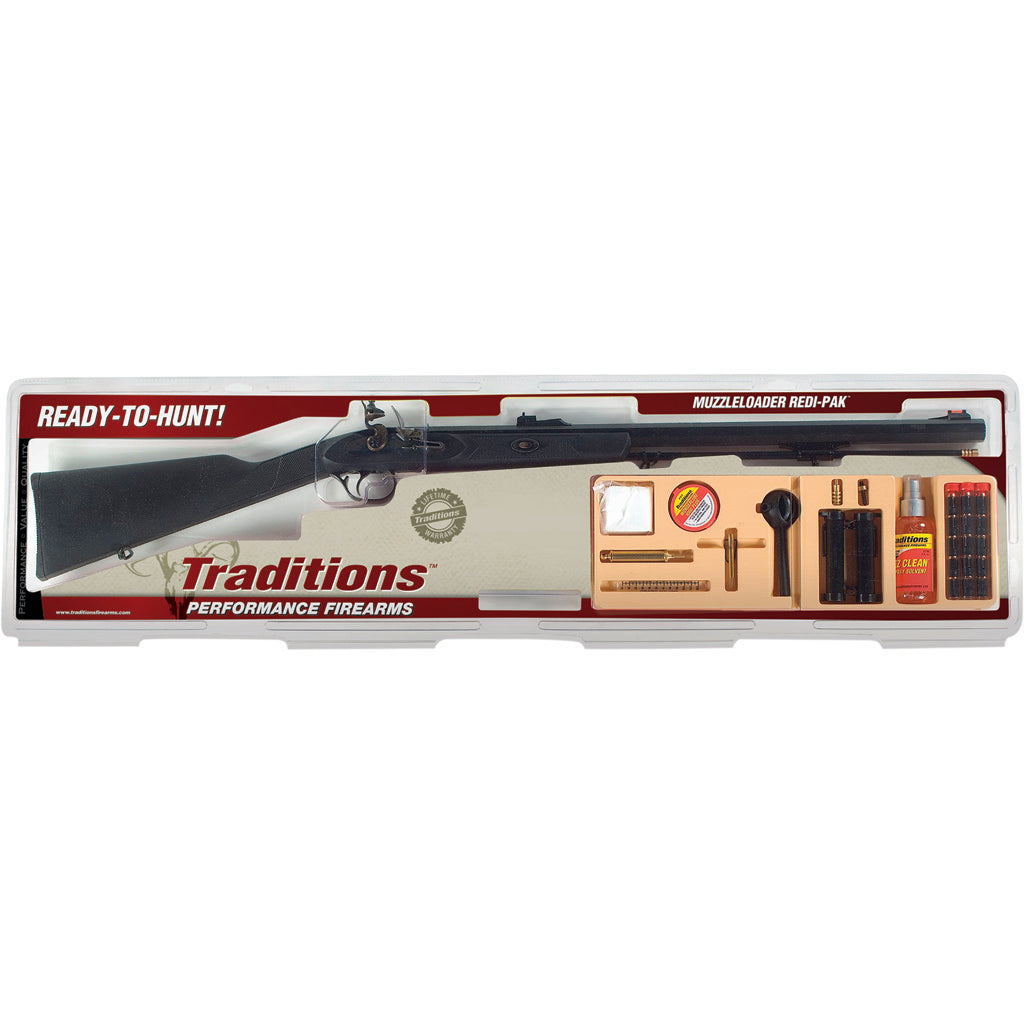 Traditions PA Pellet Ultralight Flintlock Redi-Pak .50 Caliber with 26-Inch Black CeraKote Barrel