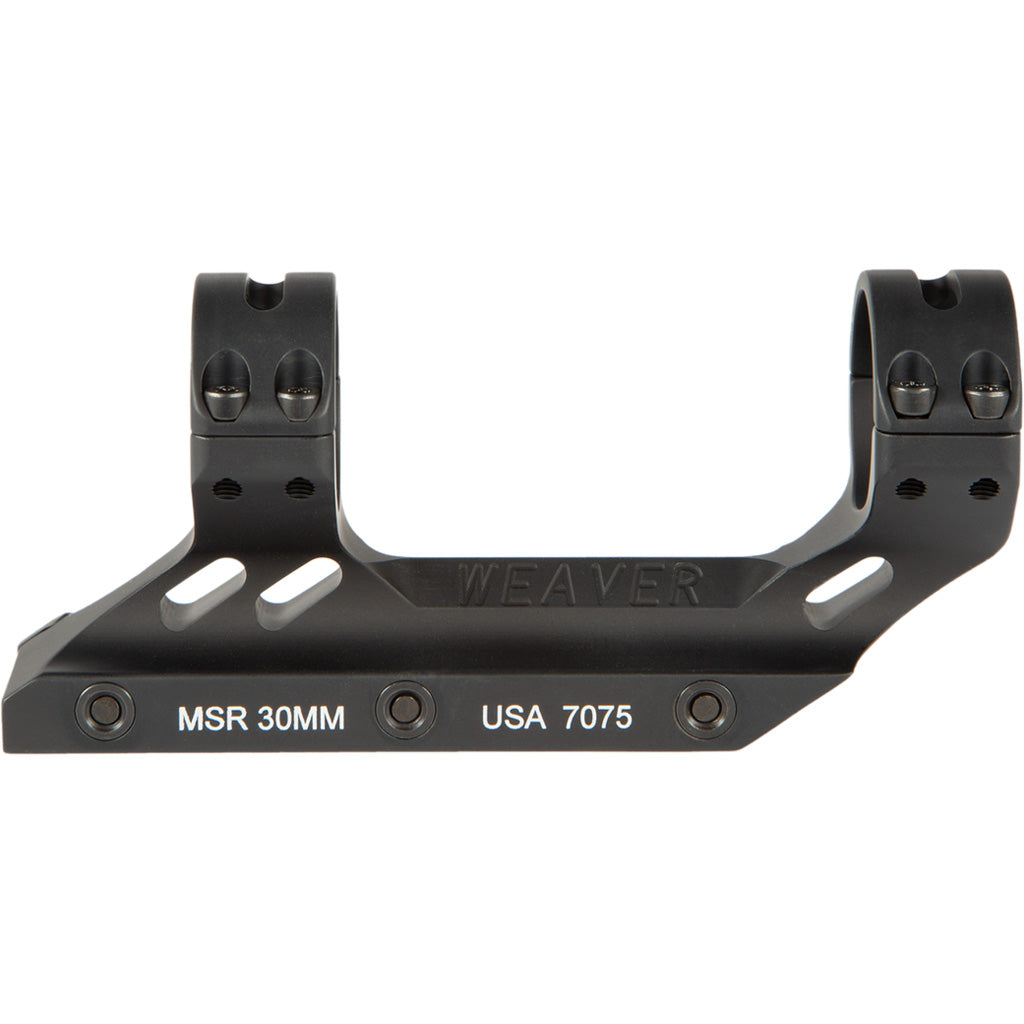 Weaver Tactical Picatinny MSR Mount 30mm Matte Black for Precision Rifles