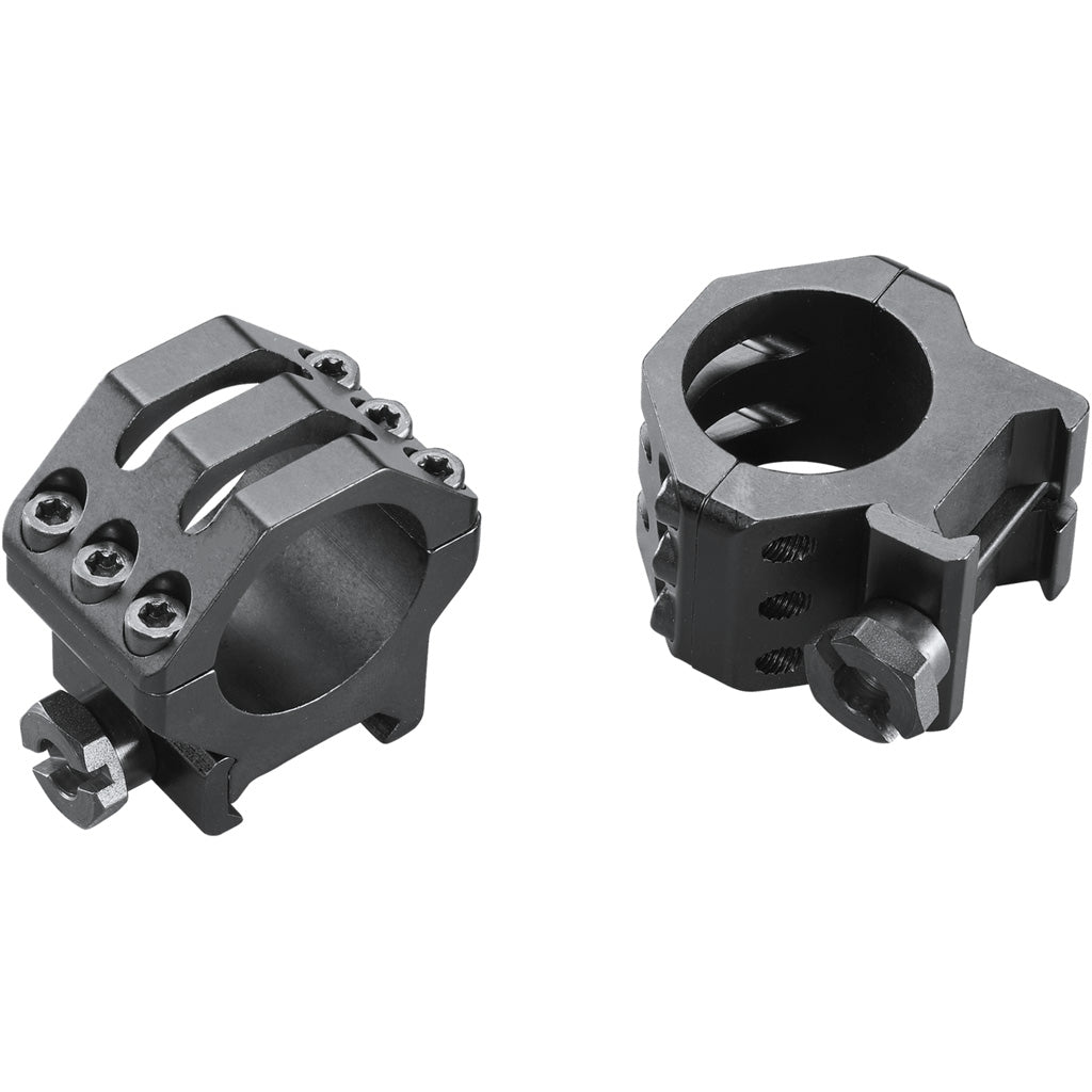 Weaver Classic 6-Hole Skeleton Rings Matte Black 1-Inch Medium Clamshell Pack