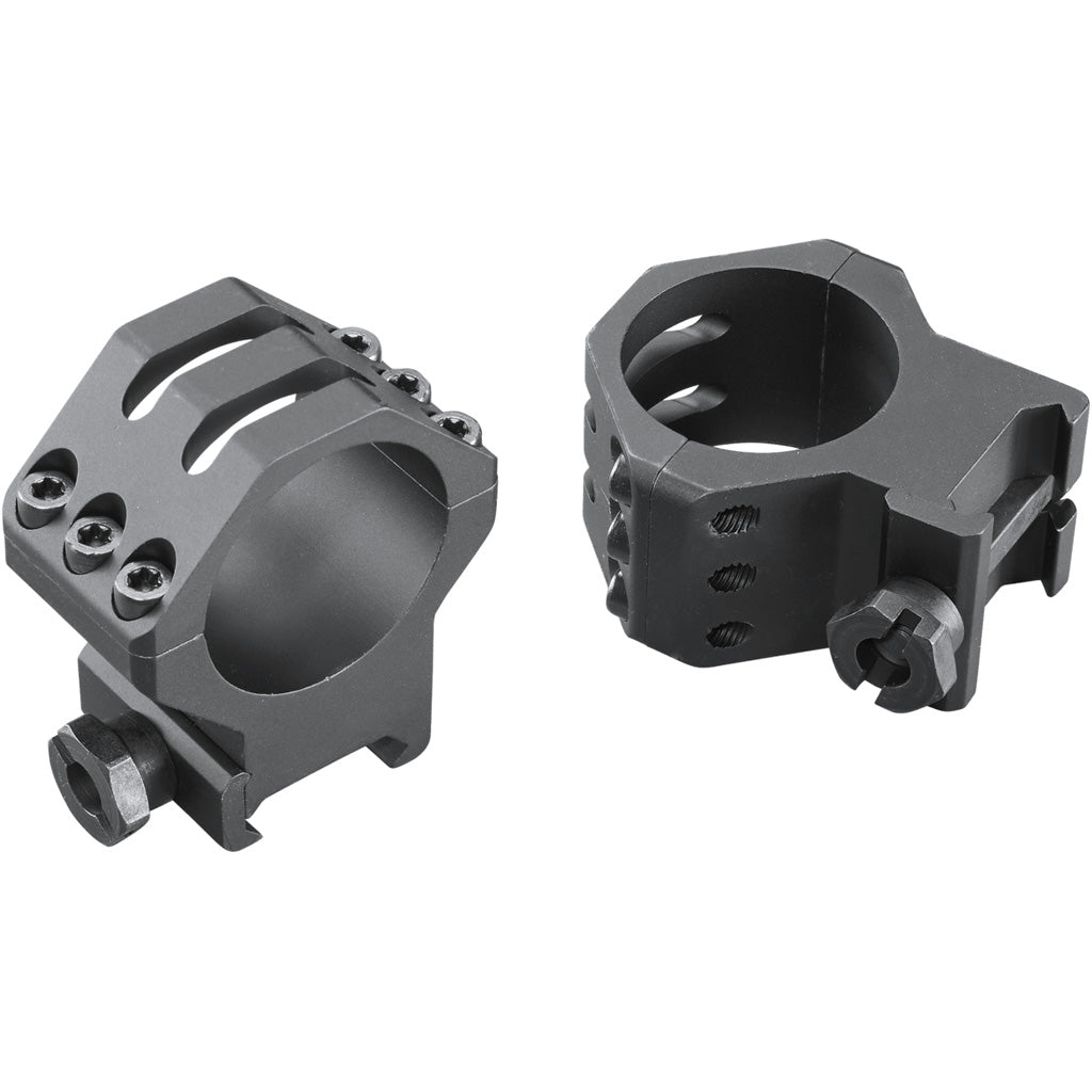Weaver Tactical 6-Hole Picatinny Scope Rings 30mm High Matte Black, Model 1213223