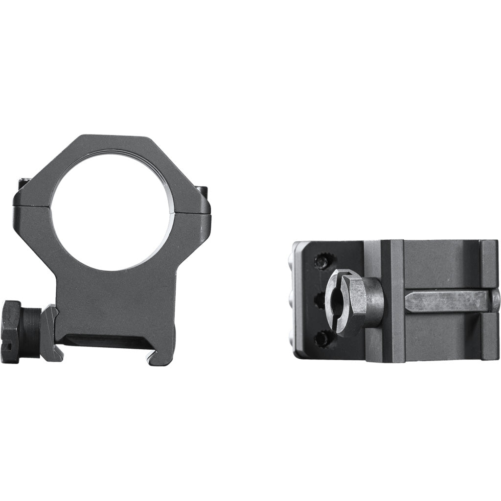 Weaver Tactical 6-Hole Picatinny Ring Mounts for 1 inch Scope - Matte Black, X-High