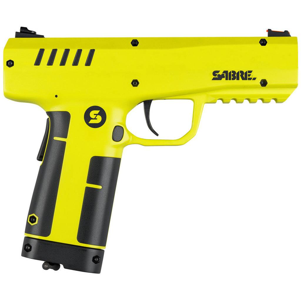 Sabre Compact Launcher Kit Cali * Personal Defense and Training Tool with Impact Range up to 60 ft