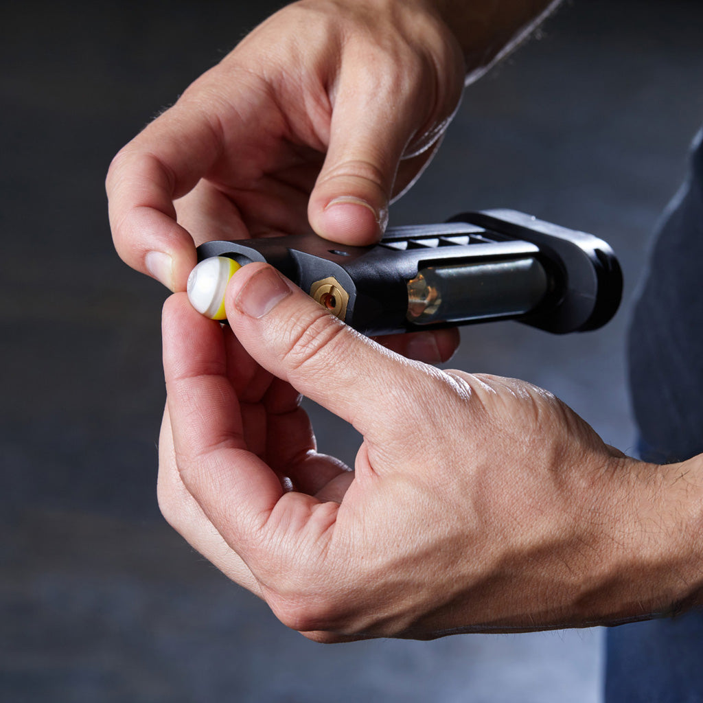 Sabre Compact Launcher Kit Cali * Personal Defense and Training Tool with Impact Range up to 60 ft