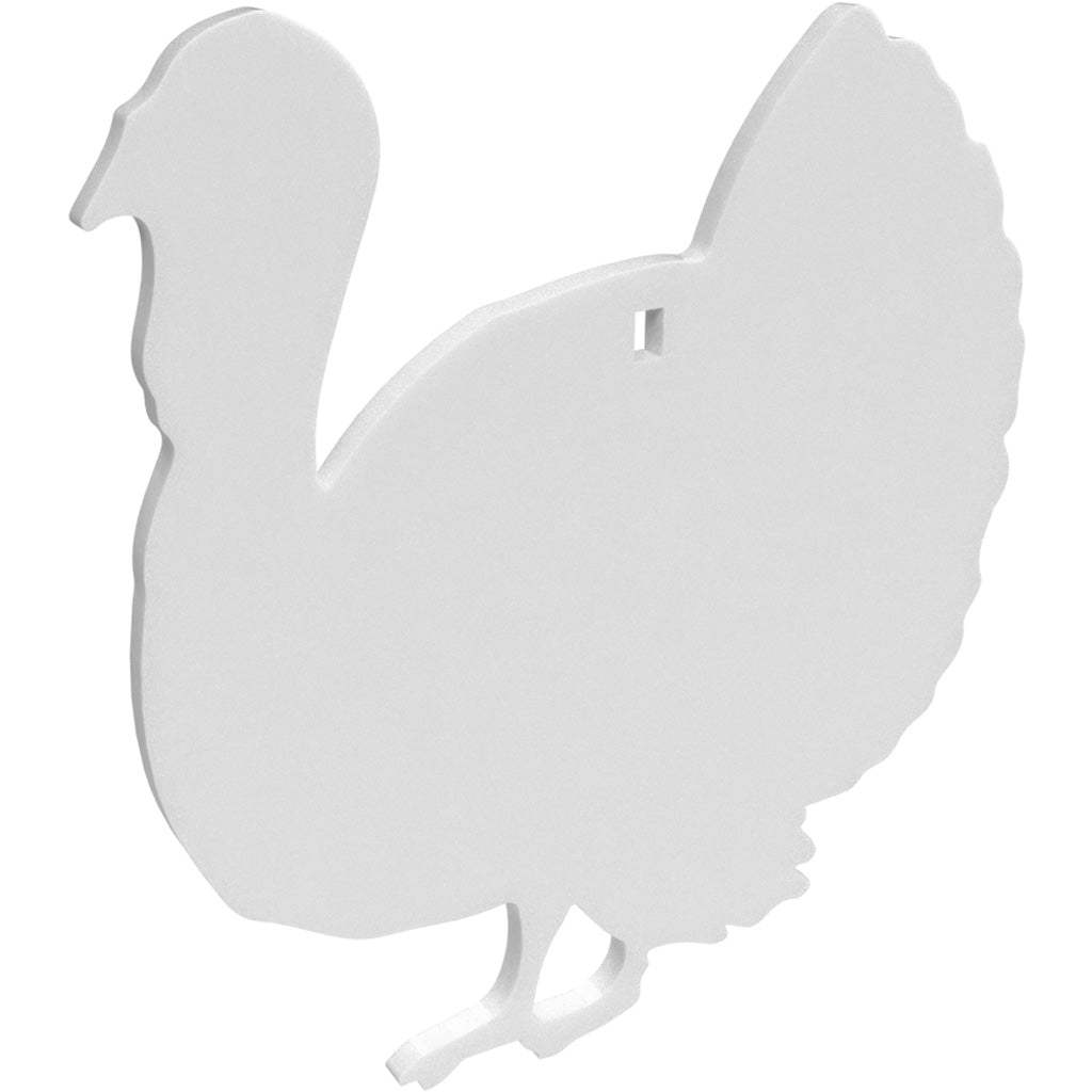 Birchwood Casey Ar500 Silhouette 1-Hole Turkey Target with 3/8-Inch Steel Construction