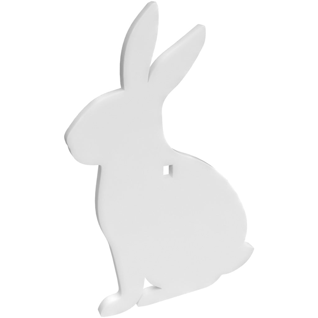 Birchwood Casey Ar500 Silhouette 1-Hole Rabbit Target - 3/8 Inch Thick AR500 Steel for Durable Shooting Practice