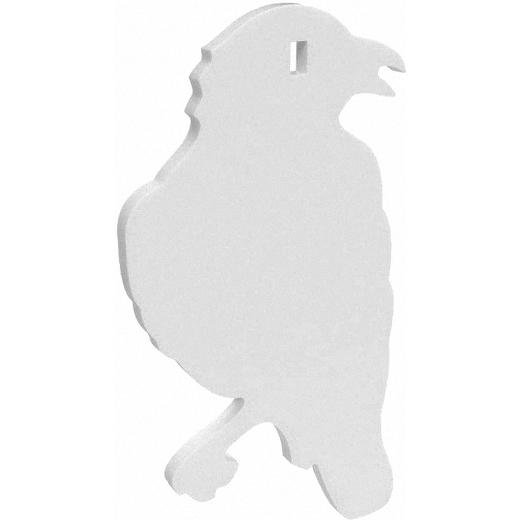 Birchwood Casey Ar500 Silhouette 1-Hole Crow 3/8 inch Steel Target for Shooting Practice