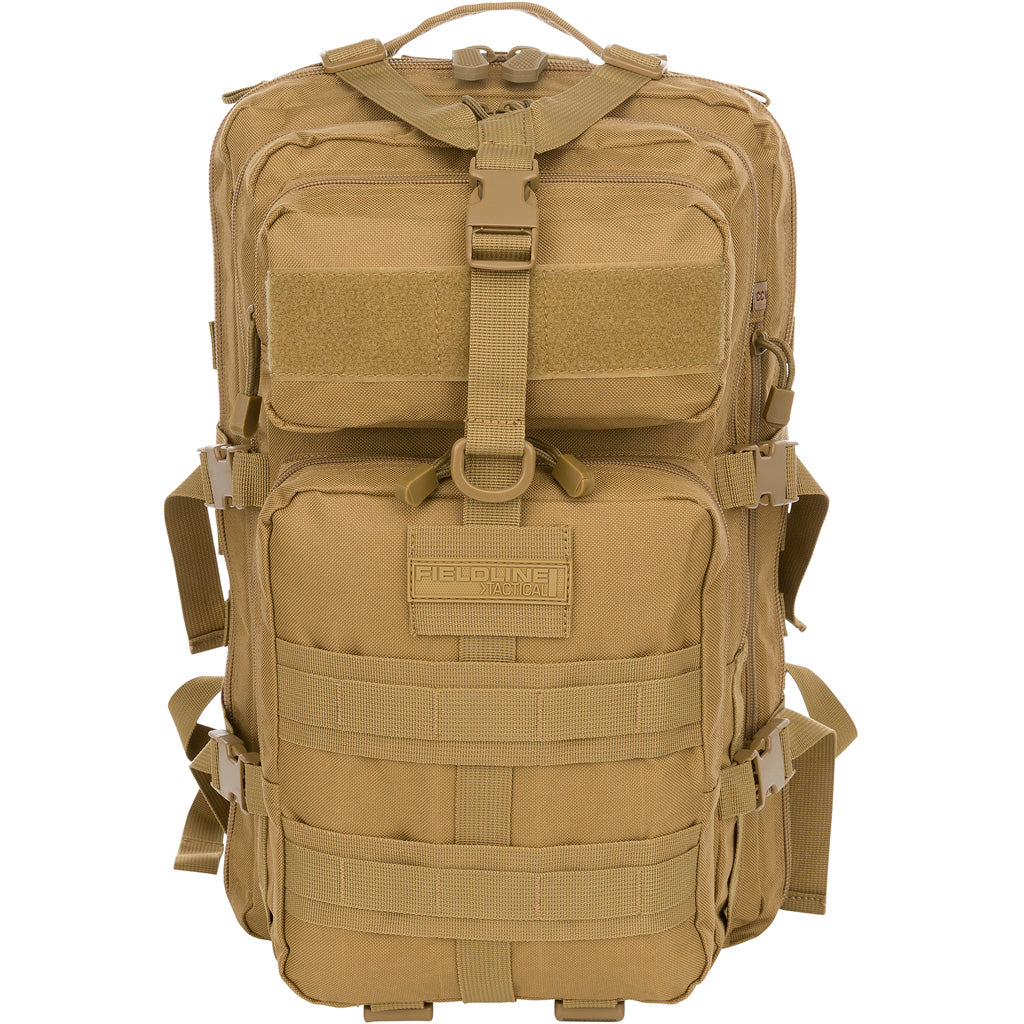 Fieldline Tactical Backpack Desert Clay * 30.5 Liter Capacity with MOLLE System