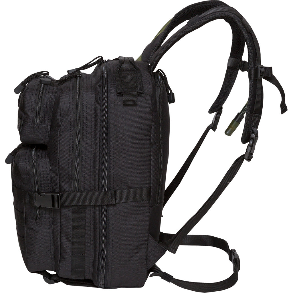 Fieldline Surge Hydration Pack Black with 2-Liter Reservoir and MOLLE Webbing