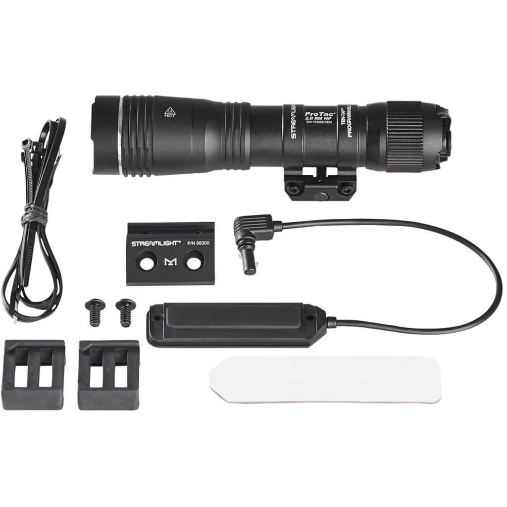 Streamlight ProTac 2.0 Rail Mount HP USB Rechargeable Weapon Light Kit (2000 Lumens, M-LOK Mount, IP67 Waterproof)