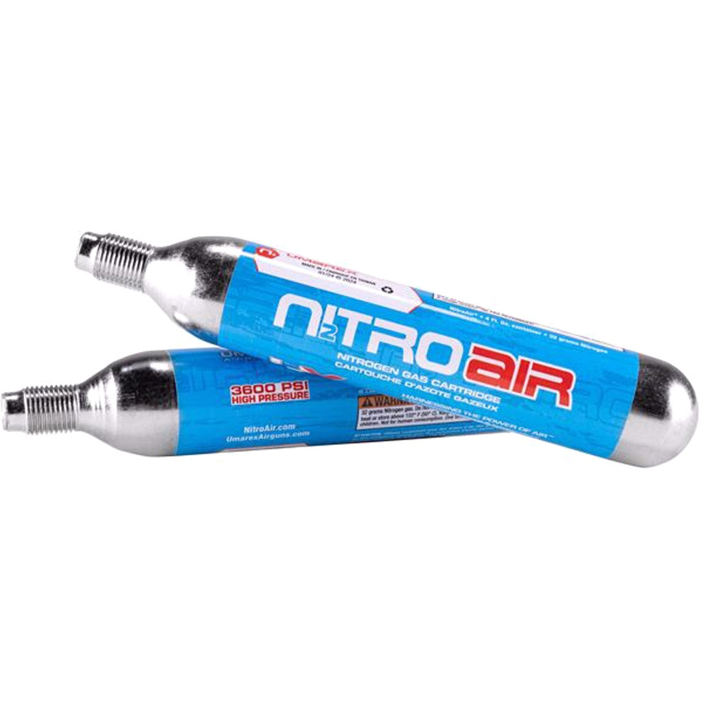 Umarex N2 Cartridges 2-Pack - Pre-filled Nitrogen Cartridges for N2-Designated Airguns