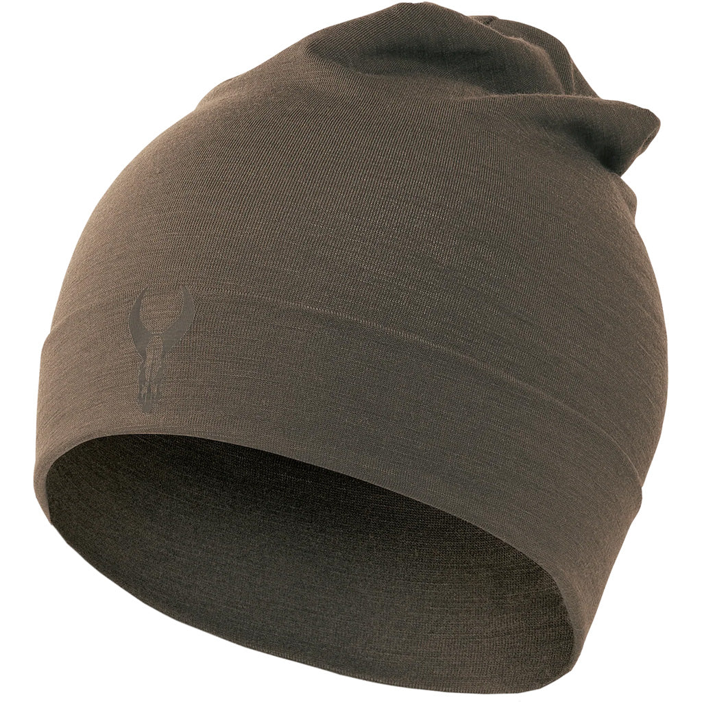 Badlands Pecora Merino Beanie Mud OSFA - All-Season Performance and Moisture-Wicking Comfort
