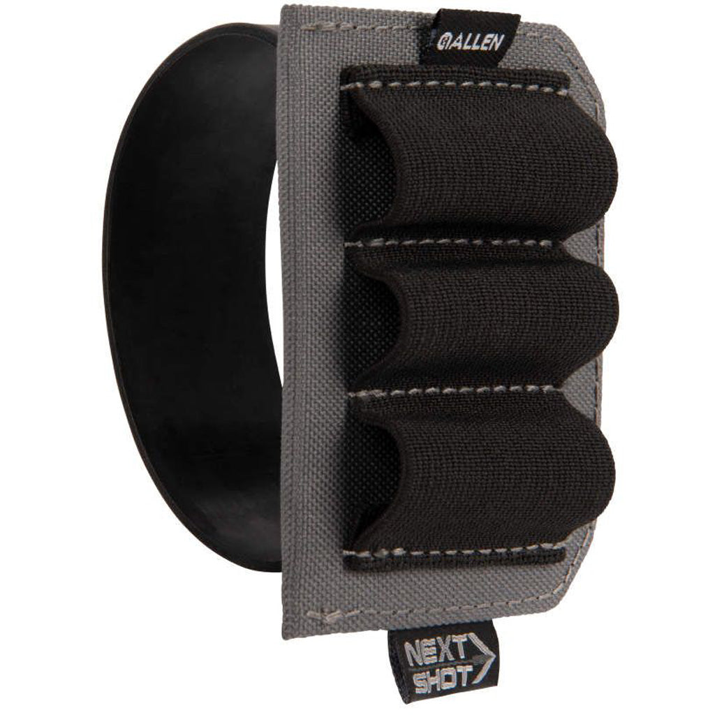 Allen Next Shot Shotgun Shell Band - Holds up to 3 shells, Fits 12, 16, and 20 Gauge Shotguns