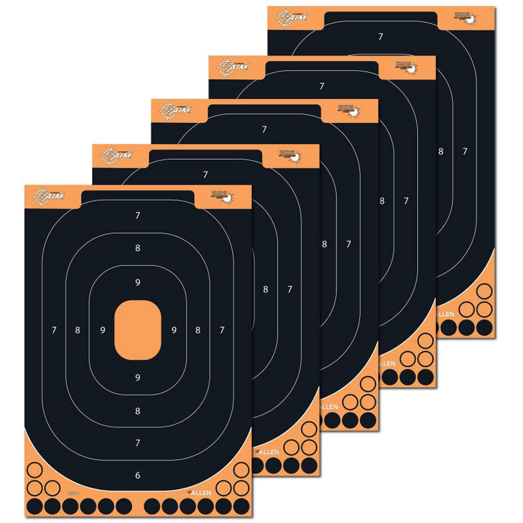 Allen Adhesive Splash Handgun Training Targets 12 x 18 inches, Pack of 5