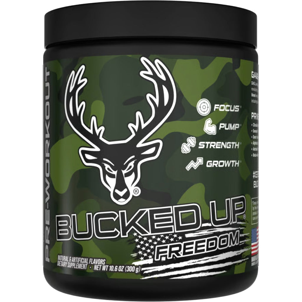 Bucked Up Pre-Workout Freedom Grape - 30 Servings for Focus and Strength