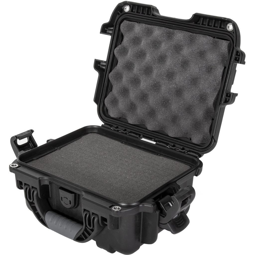 Nanuk Hard Cases Pistol and Accessory Waterproof Hard Case with Foam - Black, 9.4 x 7.4 x 5 inches