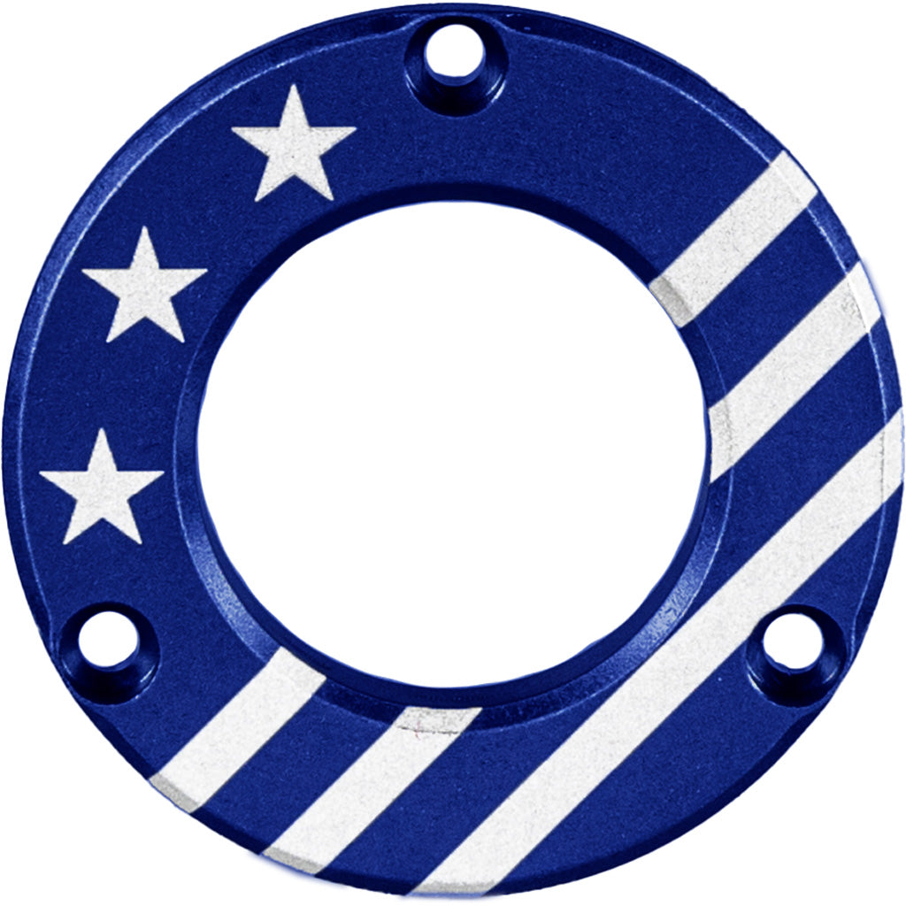 Axcel Driver Hubcap Blue with Engraving * Made in USA Patriotic Theme for Axcel Driver Hunting Sight