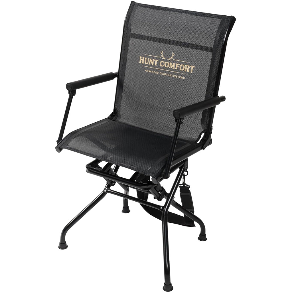 Summit Hunt Comfort Mesh Lite Portable Chair with Adjustable Heights and 360? Swivel