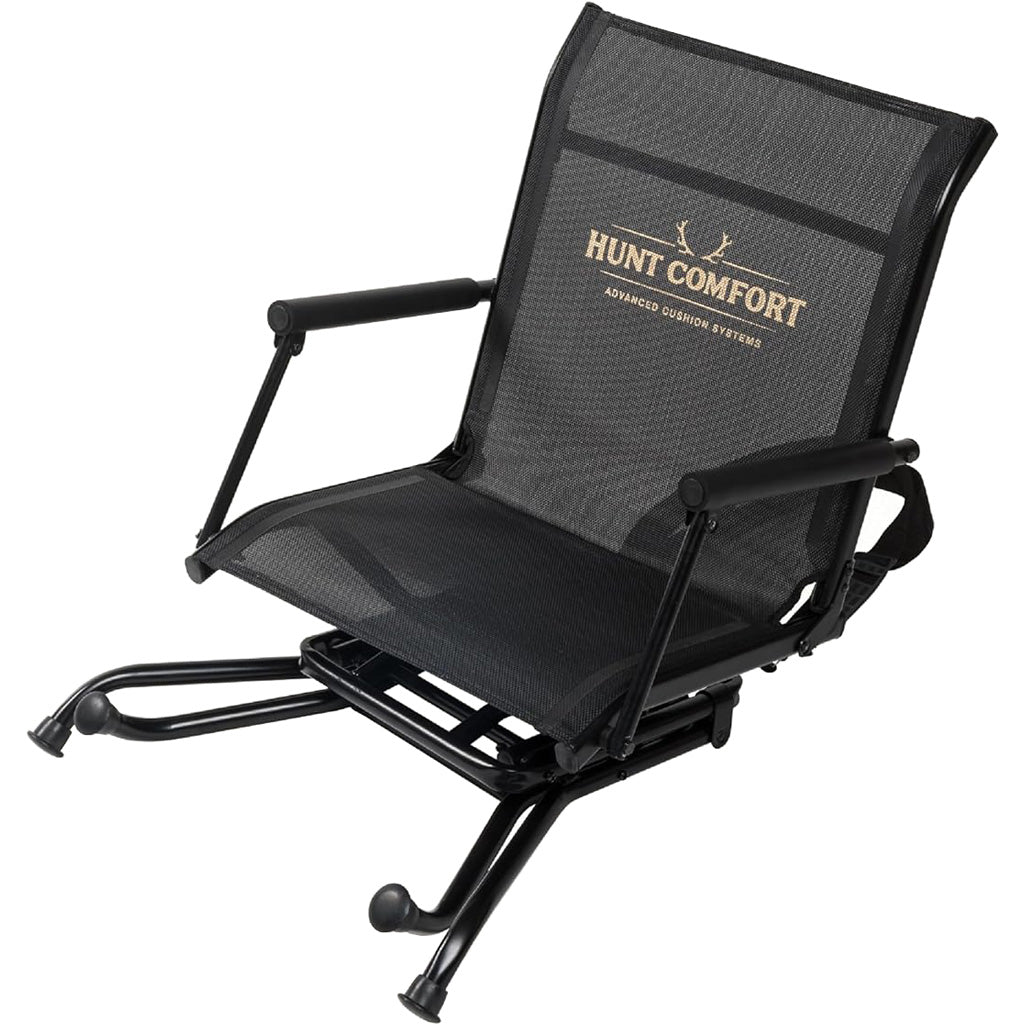 Summit Hunt Comfort Mesh Lite Portable Chair with Adjustable Heights and 360? Swivel