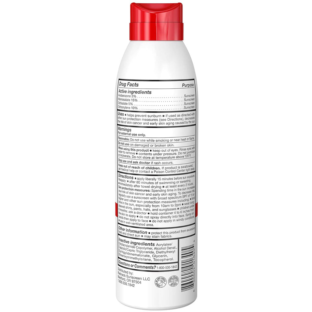 RedNeck Sunscreen Spray SPF 50 * UVA/UVB Protection, Water-Resistant, Reef-Friendly