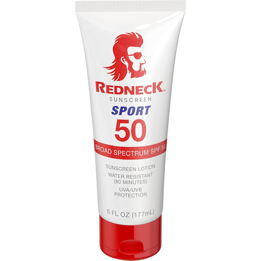 RedNeck Sunscreen Lotion SPF 50 - Broad Spectrum UV Protection for Active Outdoors