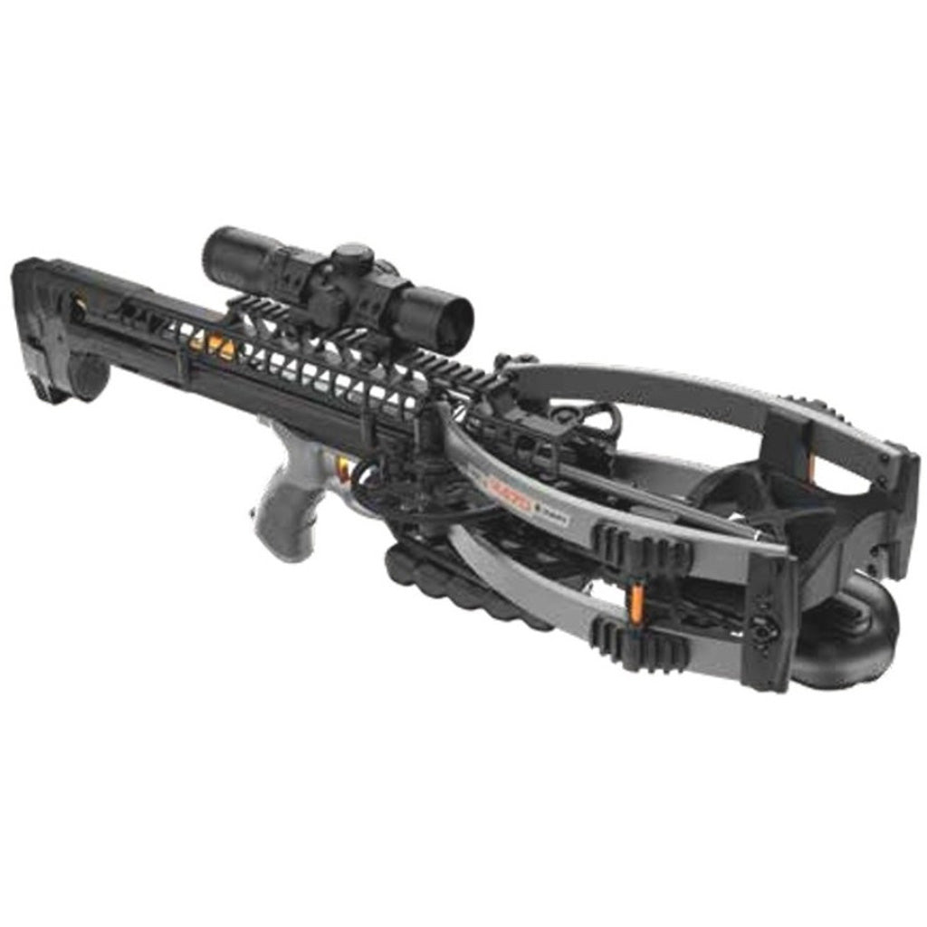 Ravin R470 Crossbow Package - High-Speed Hunting Crossbow with Illuminated Scope and Multi-Arrow Compatibility