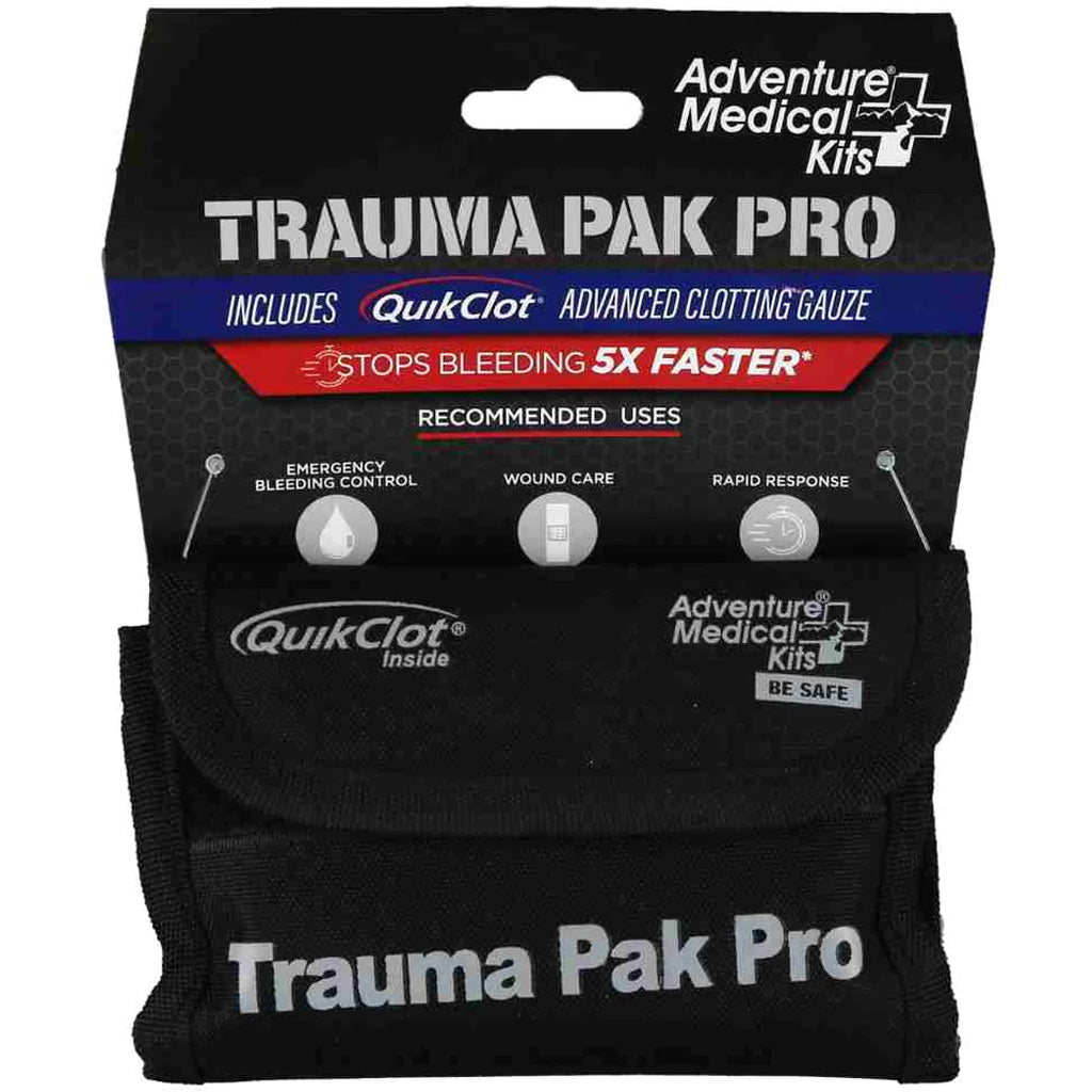 Adventure Medical Trauma Pak Pro QuikClot & Tourniquet for Emergency First Aid