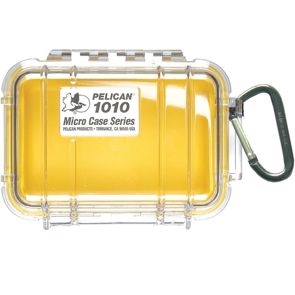 Pelican Waterproof 1010 Micro Case Yellow/Clear
