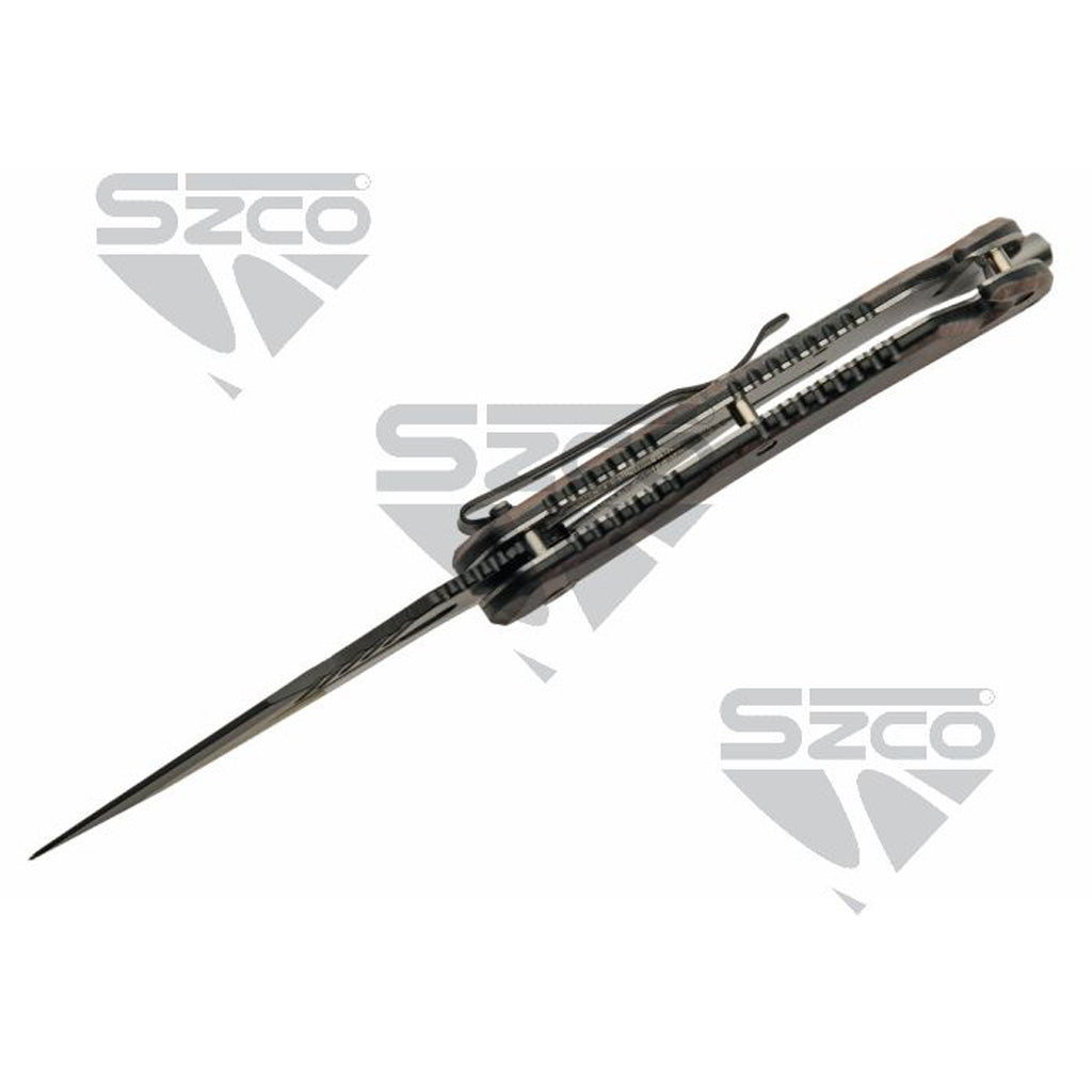 SZCO Eagle Rescue Liner Lock Knife 4.75 in.