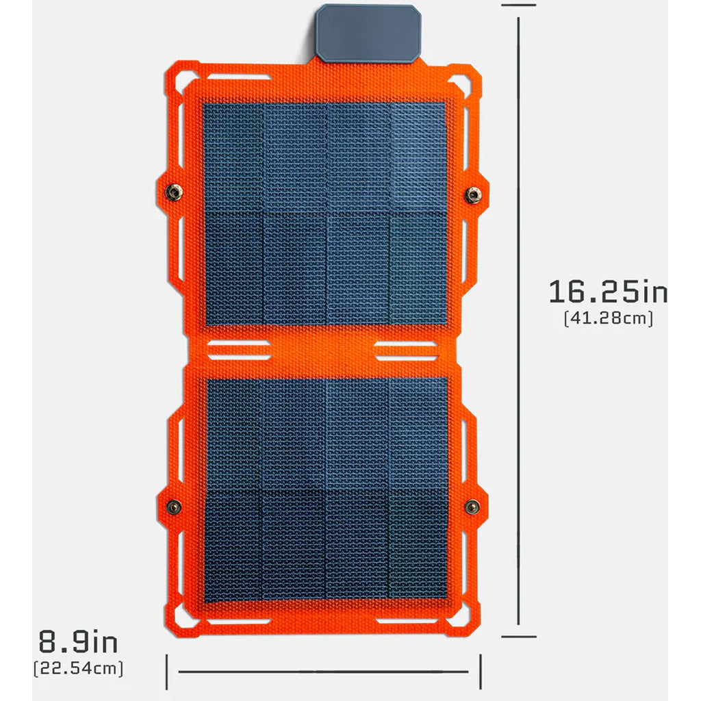 Dark Energy 8W Spectre Solar Panel Folding HiVis Orange