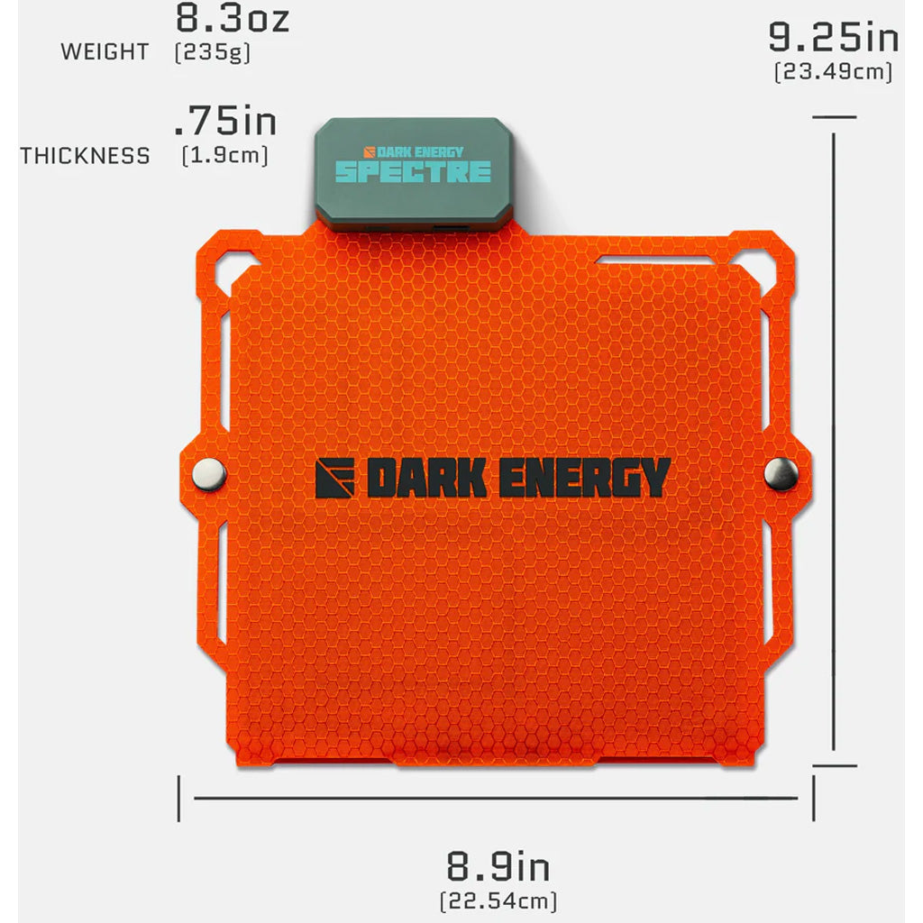 Dark Energy 8W Spectre Solar Panel Folding HiVis Orange