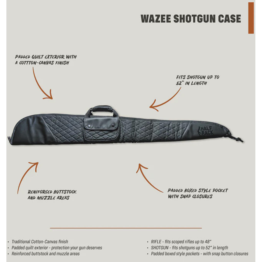Half Rack Wazee Shotgun Case 52 in. Quited Canvas
