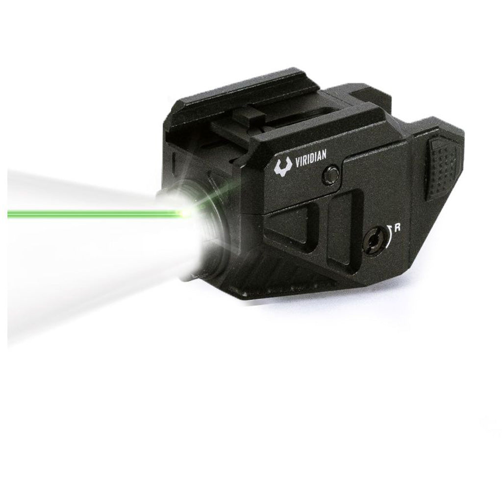 Viridian C5L Micro Universal Laser and Light 550 Lumen Tactical Light w/ Green Laser Black