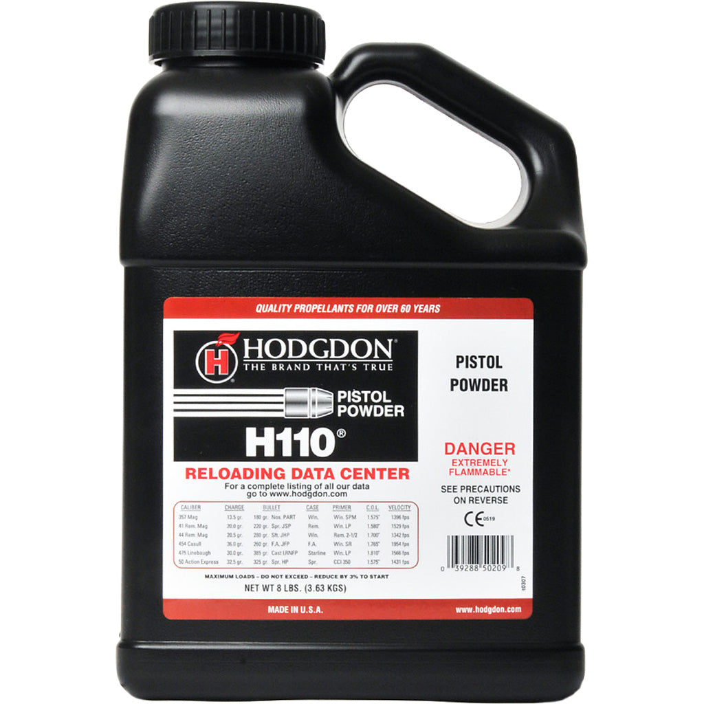 Hodgdon H110 Powder 8 lb. Shotgun/Pistol HAZMAT